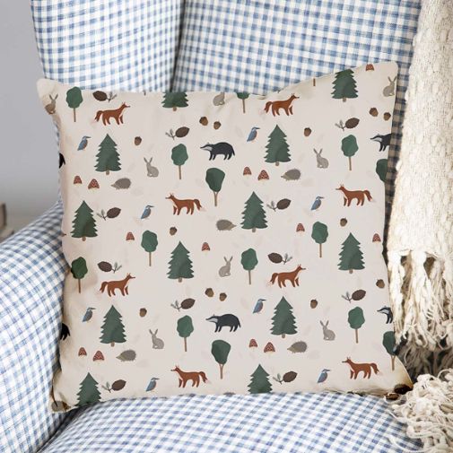 Health pillow forest animals