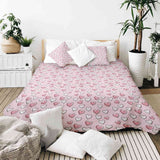 Set di biancheria da letto con coperte terapeutiche e dolci cuoricini