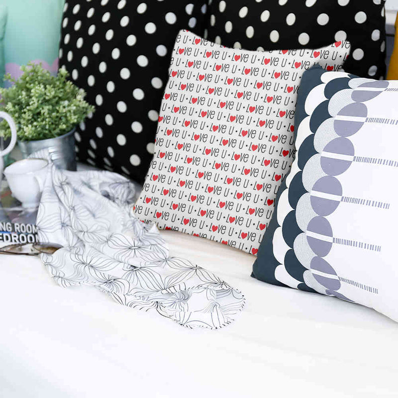 Health Pillow White Love U