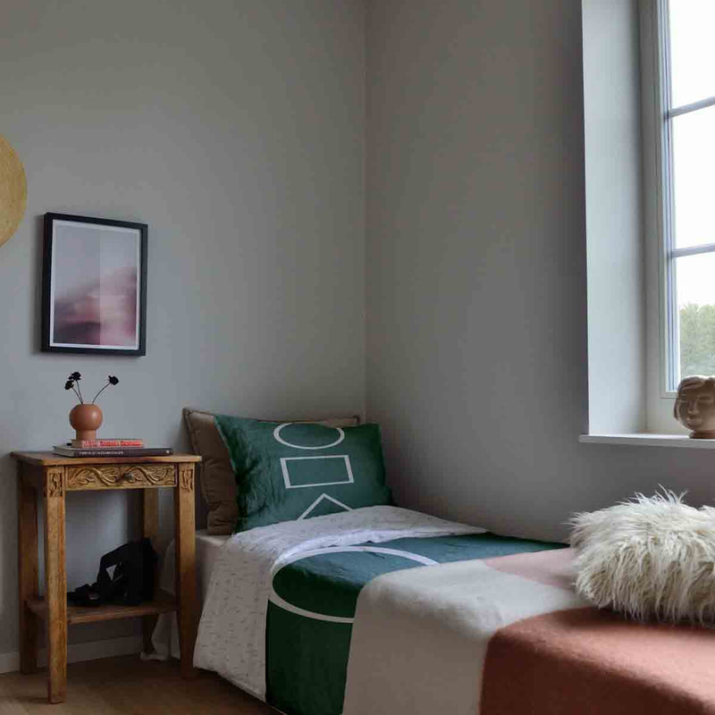 Therapy blankets bedding set Dalgona shapes