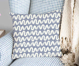 Cuscino sanitario onde bianche blu
