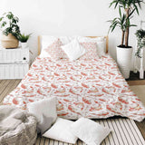 Therapy blanket bedding set carp orange
