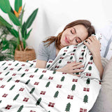 Therapy blankets bedding set Christmas mood