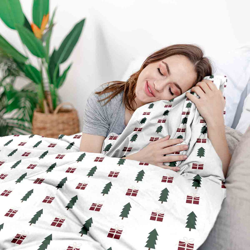 Therapy blankets bedding set Christmas mood