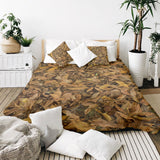 Therapy blankets bedding set leaf pattern