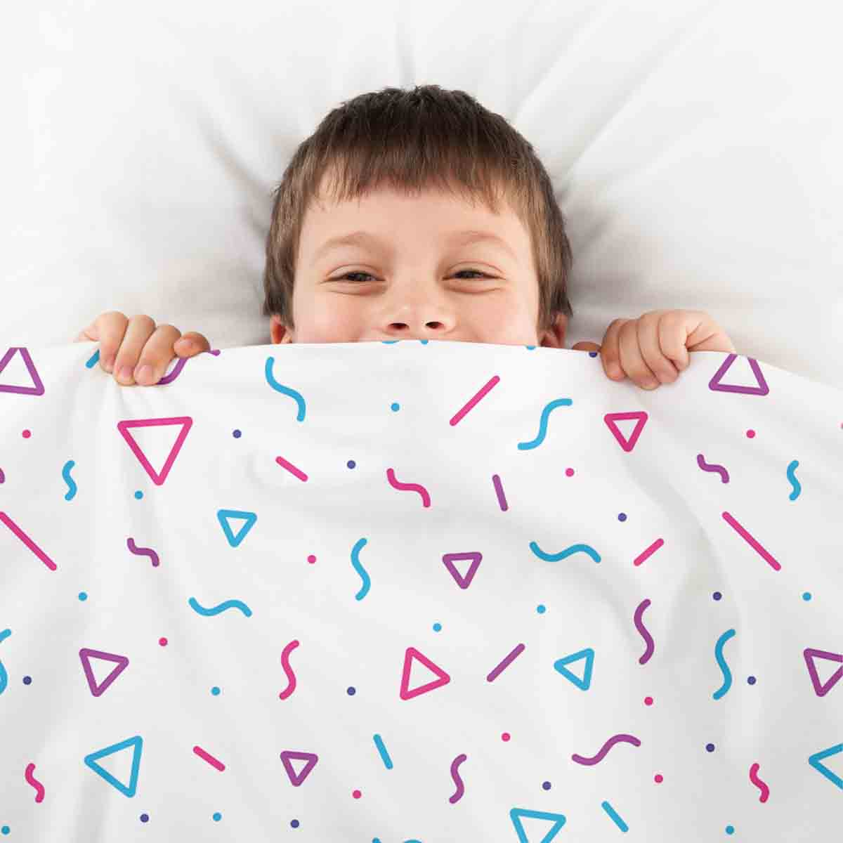 Juego de ropa de cama con mantas terapéuticas y muchas formas