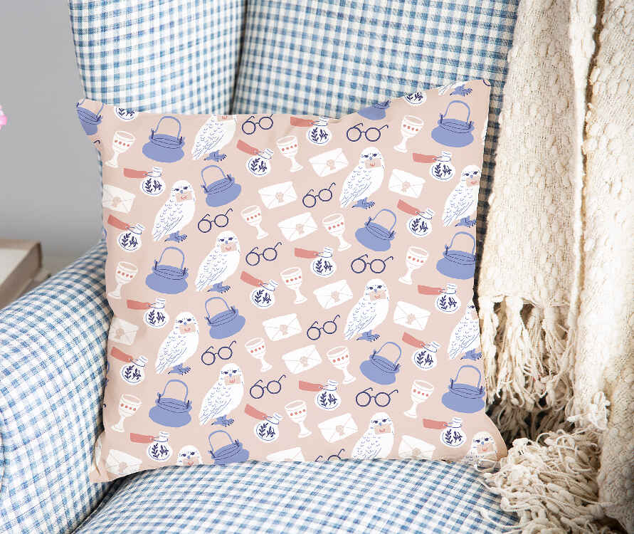 Cuscino sanitario con il gufo di Harry