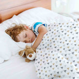 Set di biancheria da letto con coperte terapeutiche e piccoli triangoli