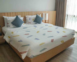 Therapy blankets and bedding set, colorful stripes