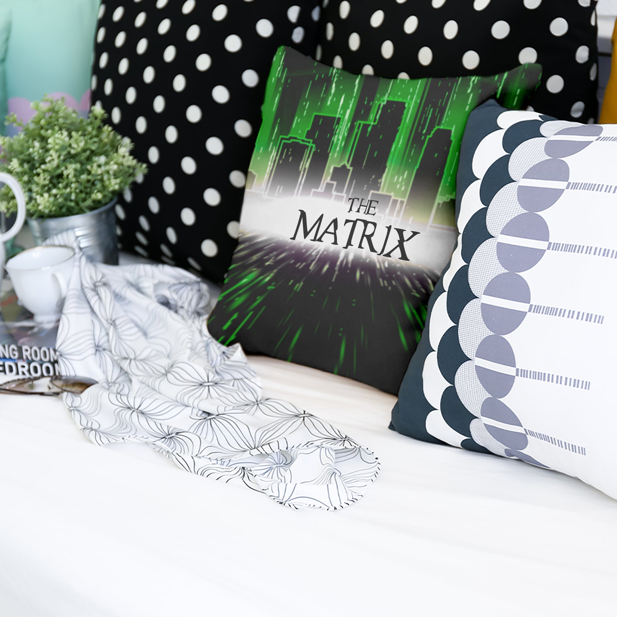 Cuscino salute città The Matrix
