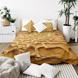 Set de ropa de cama con manta terapéutica y huella de neumático