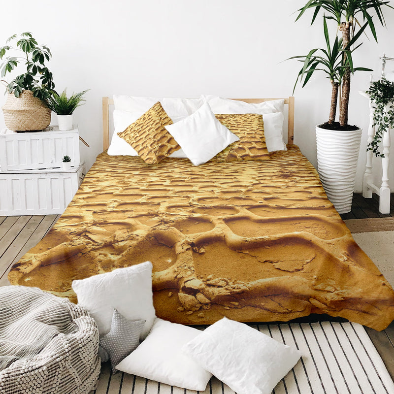 Set de ropa de cama con manta terapéutica y huella de neumático