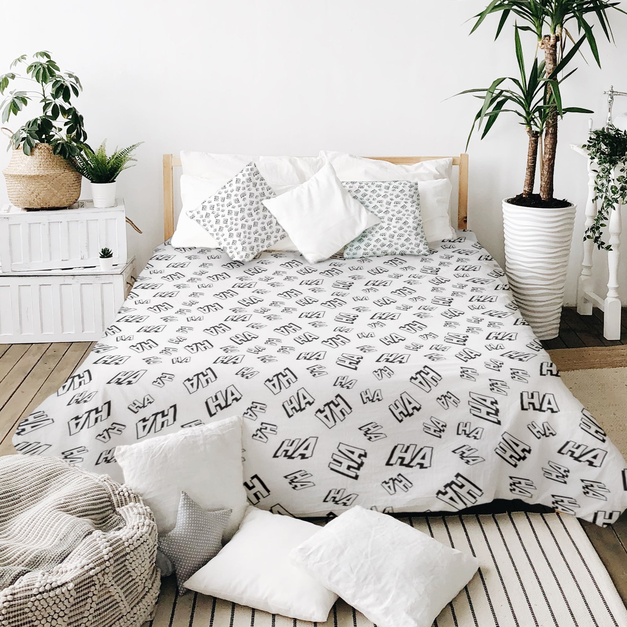 Coperta terapeutica originale - Rivestimento in cotone bianco Ha Ha