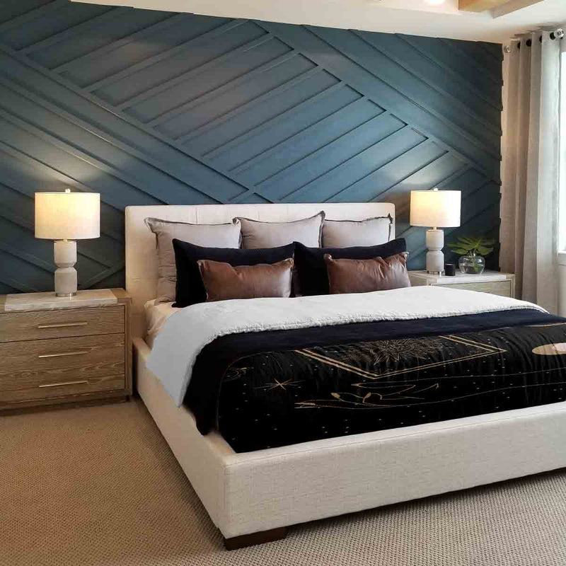 Set di biancheria da letto con coperta terapeutica nera con sole, luna e stelle