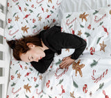 Therapy blankets bedding set white Christmas time