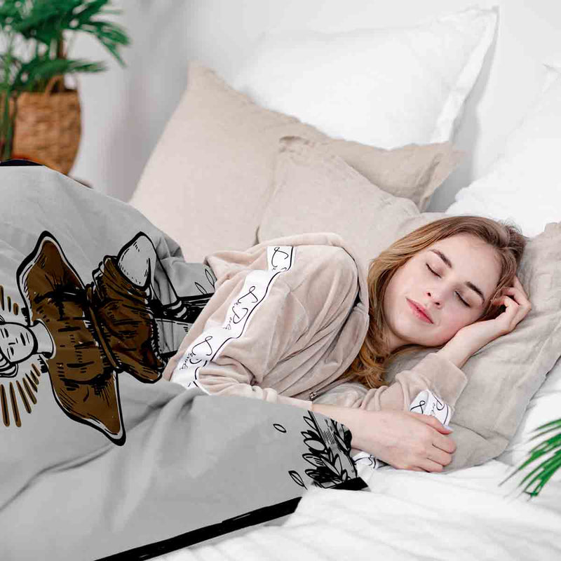 Set di biancheria da letto con coperta terapeutica The Hanged Man