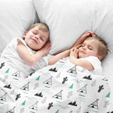 Therapy blankets bedding set white Indian