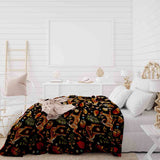Therapy blanket bedding set brown with deer