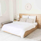 Health pillow beige with shapes