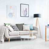 Health pillow grey with wheat