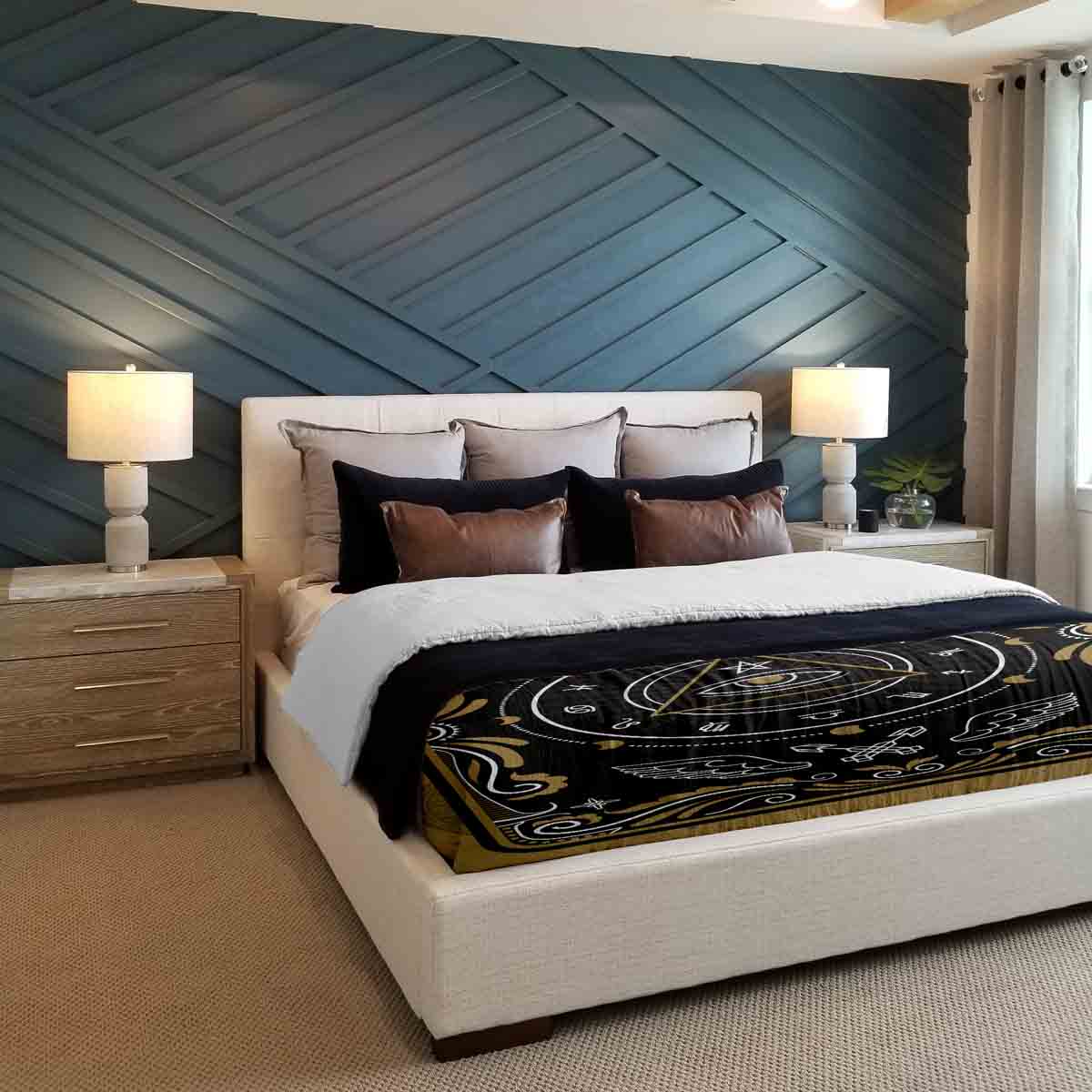 Set di biancheria da letto con coperta terapeutica Occhio