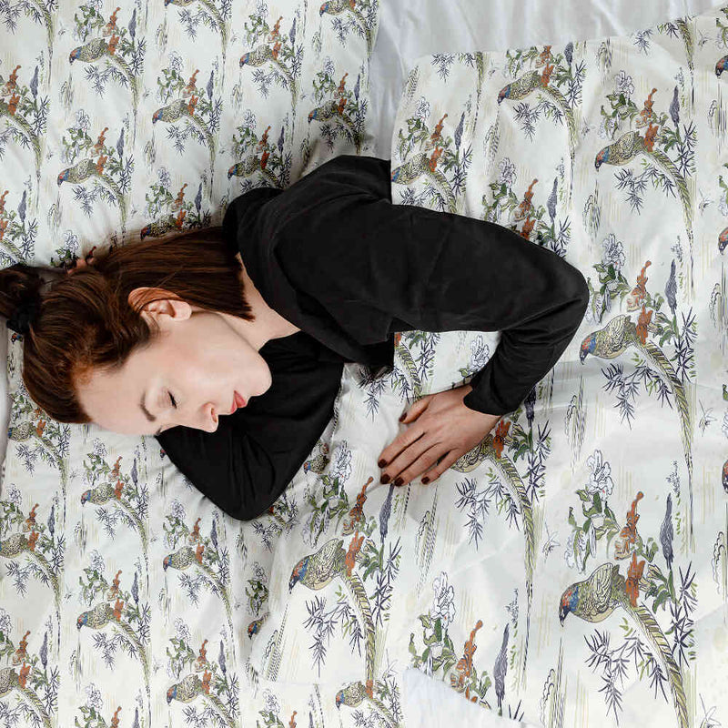 Juego de ropa de cama con manta terapéutica Paradiesvogel
