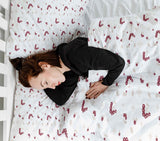 Set de ropa de cama con manta terapéutica y arbusto de bayas