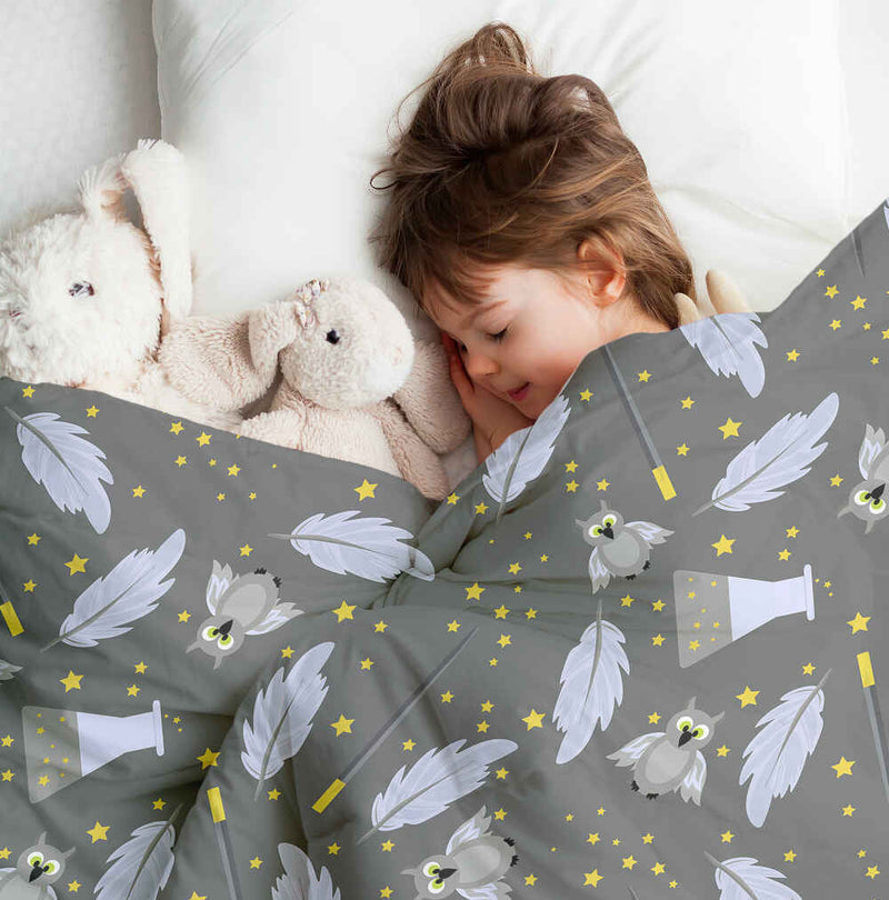Coperte terapeutiche con rivestimento in cotone nero bacchetta magica