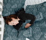 Coperte terapeutiche con rivestimento in cotone con navi
