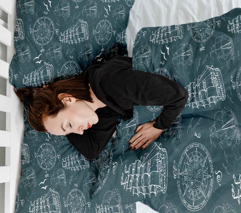 Coperte terapeutiche con rivestimento in cotone con navi