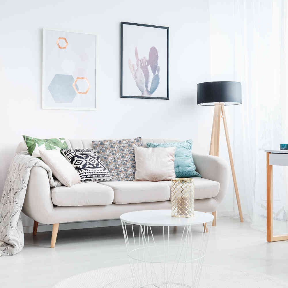 Gezondheidskussen met bloemen