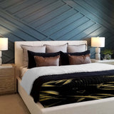 Therapy blankets bedding set yellow lightning bolt