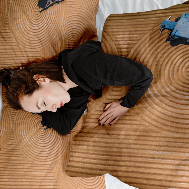 Coperte terapeutiche biancheria da letto cerchi nel campo
