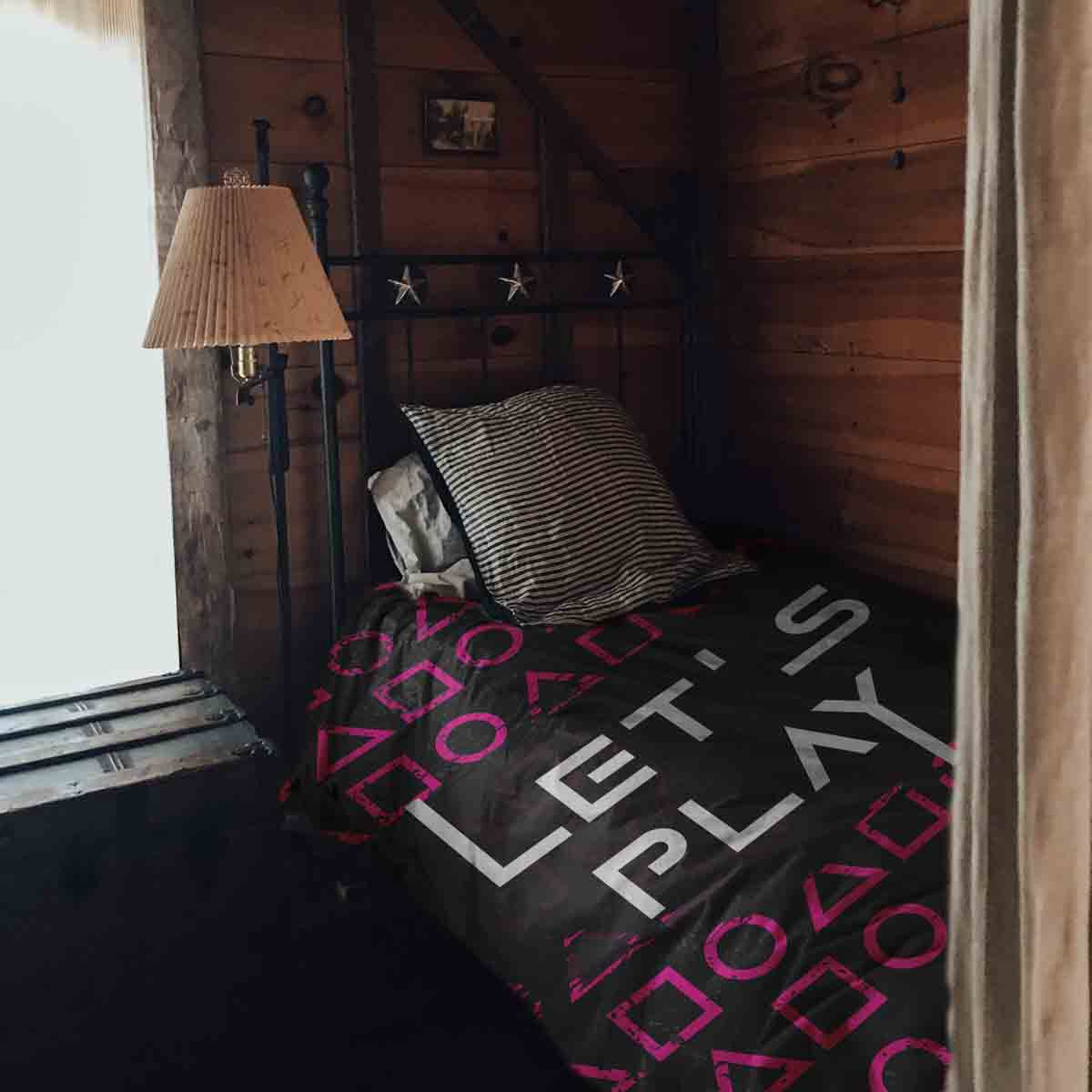 Therapy blankets bedding set Let's Play