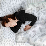 Therapy blanket bedding set, grey corn cob.