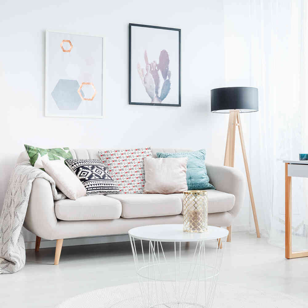 Cuscino salute bianco Love U