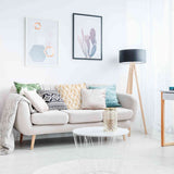 Health pillow white with yellow wheat