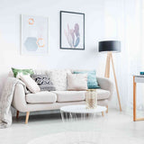 Health pillow grey with ivy