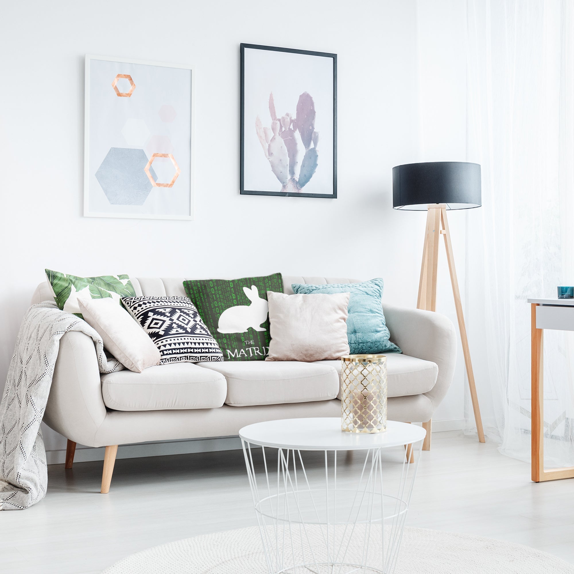 Cuscino salute Codice Matrix Verde