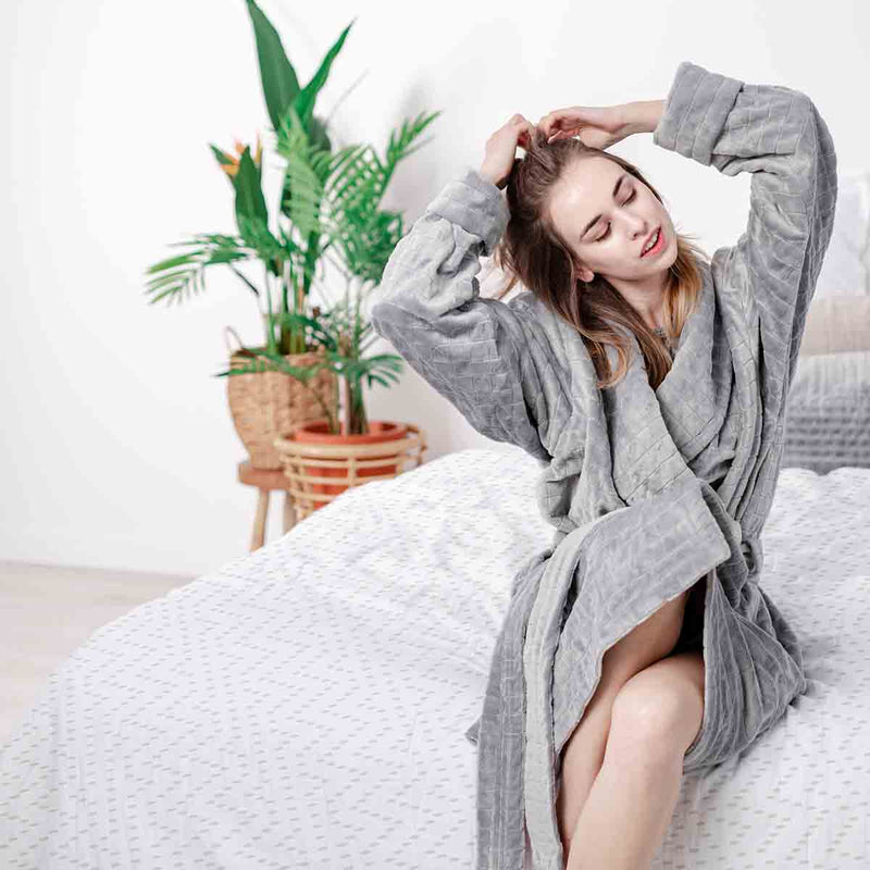 Set de ropa de cama con manta terapéutica puntos pentágono