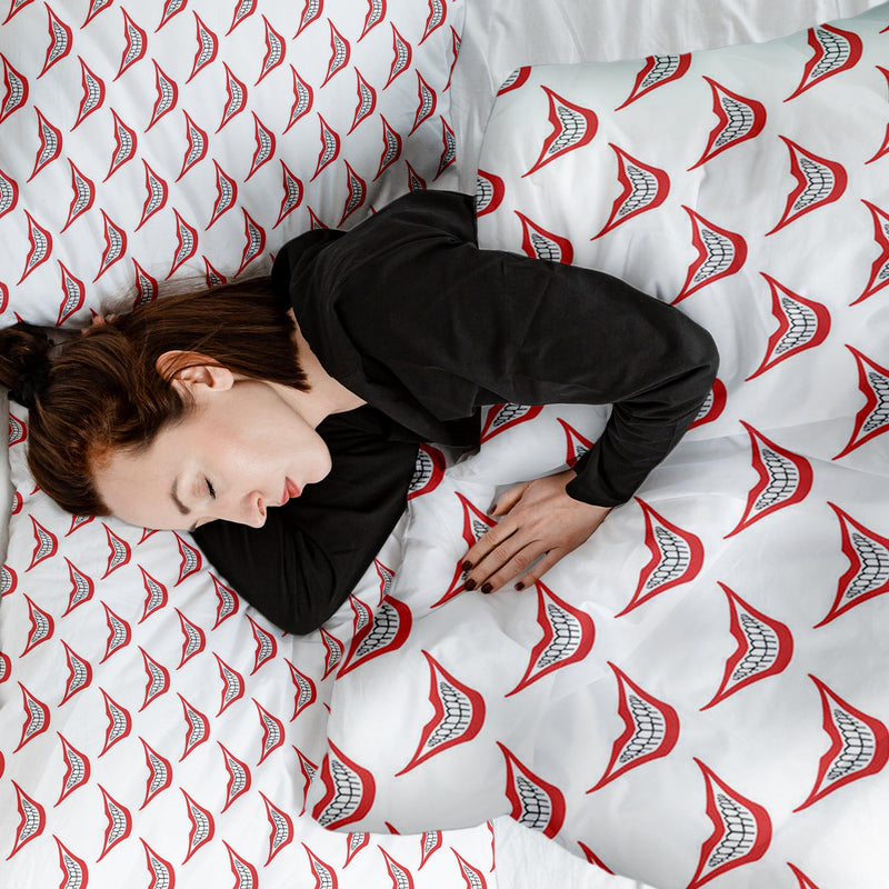 Therapy blanket bedding set white joker