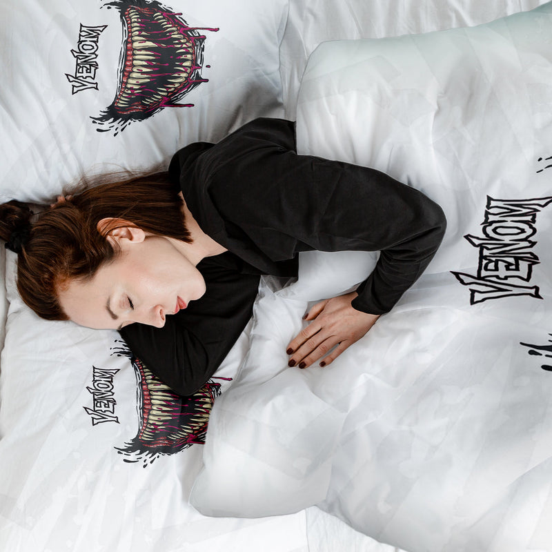 Therapy blanket bedding set, white, Venom