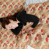 Therapy blanket bedding set Chinese rooster