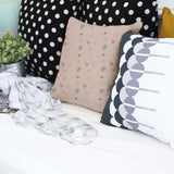 Health pillow, pink plants