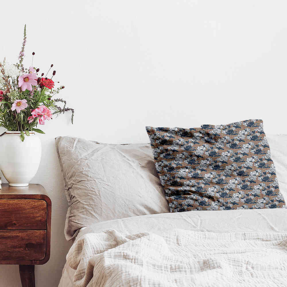 Gezondheidskussen met bloemen