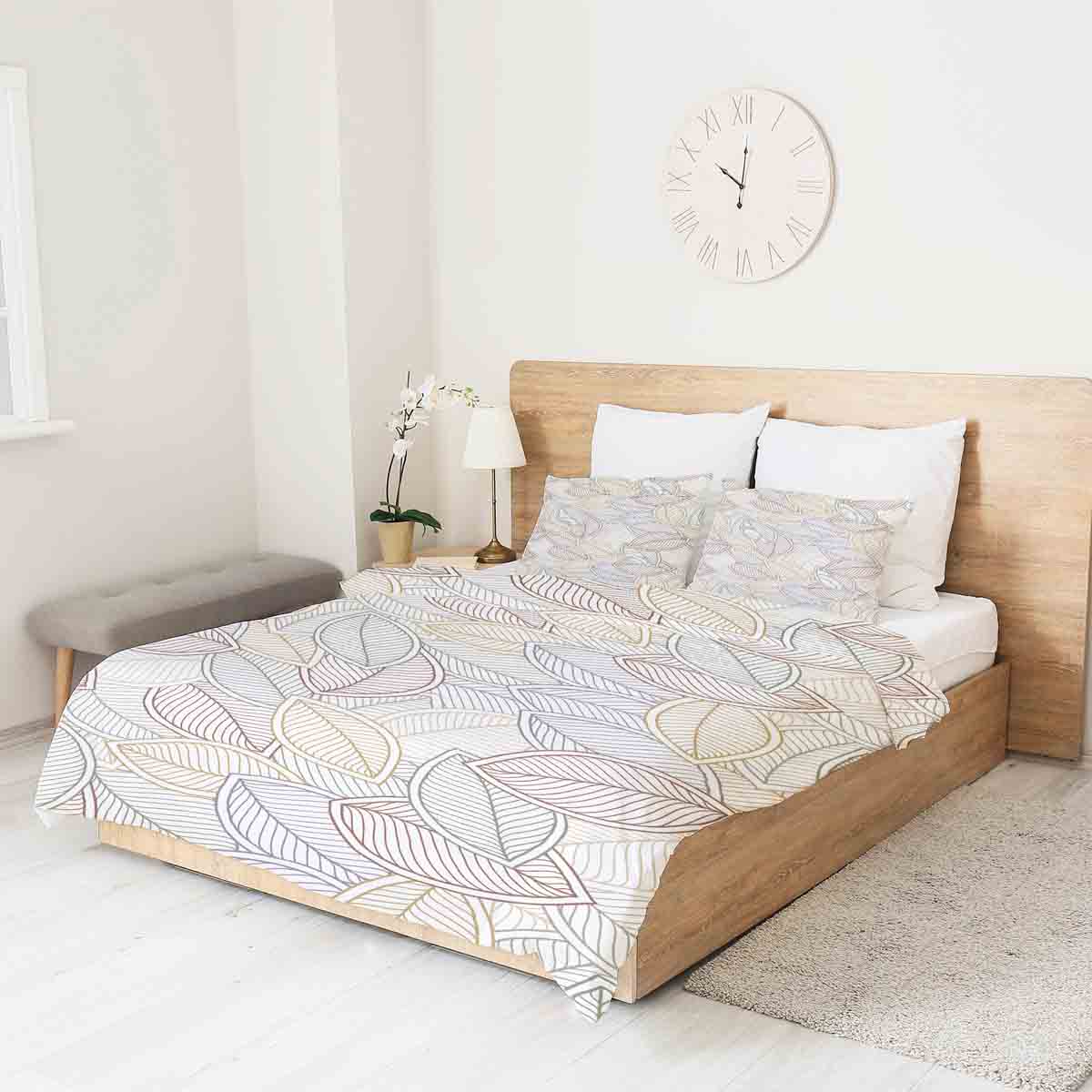 Original therapy blanket - cotton cover colorful palm leaves