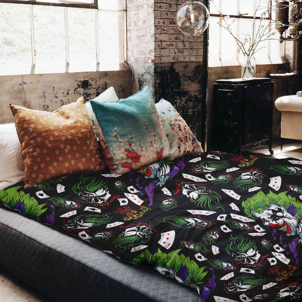 Therapy blankets bedding set colorful Joker