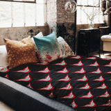Therapy blankets bedding set smiling mouth