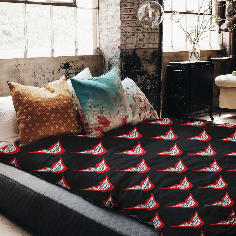 Therapy blankets bedding set smiling mouth