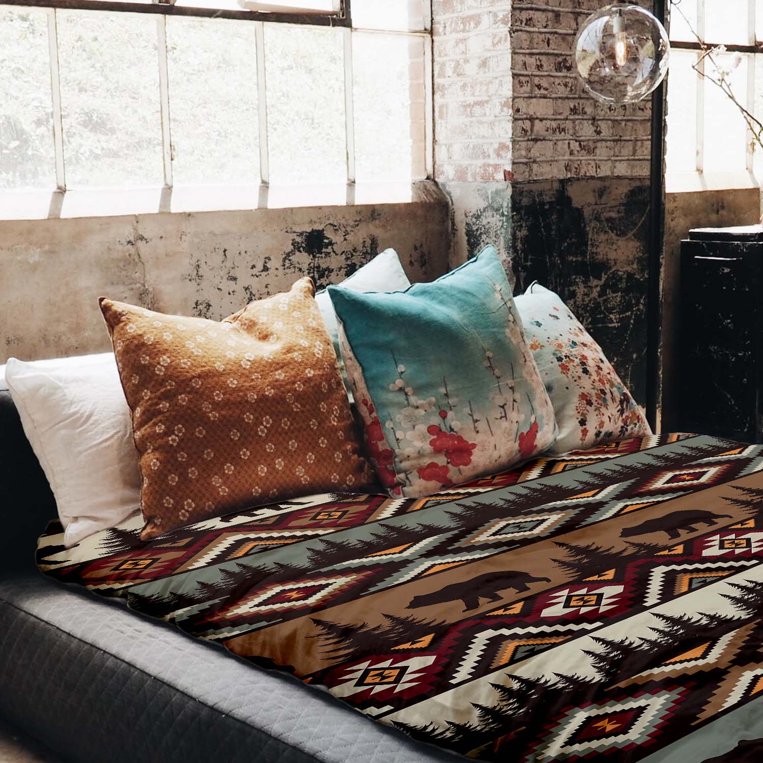 Therapy blankets bedding set brown Norway